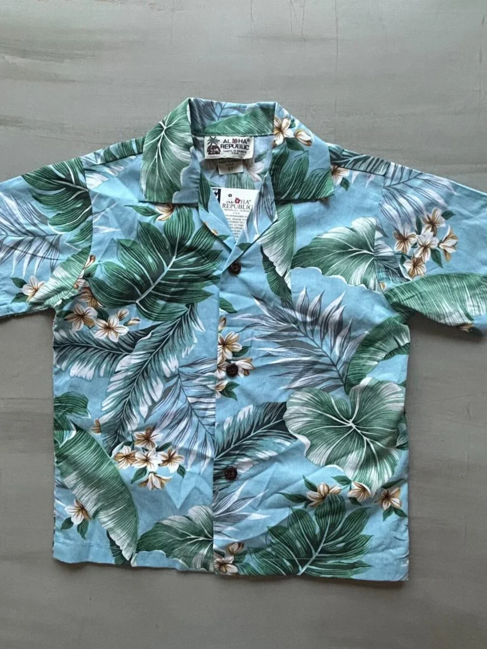 NWT Aloha Republic Boys Size Authentic Hawaiian Shirt 3T Made in Hawaii USA New